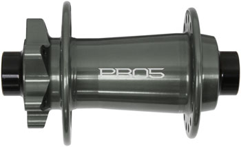 Hope Pro 5 Front Hub - 15 x 110mm, 6-Bolt, Smoke, 32H Black EA Front Hub