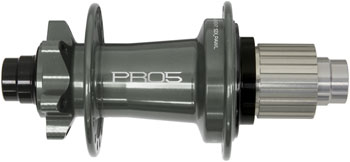 Hope Pro 5 Rear Hub - 12 x 148mm, 6-Bolt, Micro Spline, Smoke, 32H Black EA Rear Hub