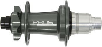 Hope Pro 5 Rear Hub - 12 x 148mm, 6-Bolt, XD, Smoke, 28H Black EA Rear Hub