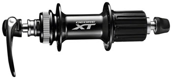 Shimano XT FH-M8000 Rear Hub - QR x 135mm, Center-Lock, HG 11 MTN, Black, 32H *OE Packaging* Black EA Rear Hub