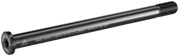 Wheels Manufacturing Rear Thru Axle - M12 x 1 x 20, 168mm Black EA Thru Axle