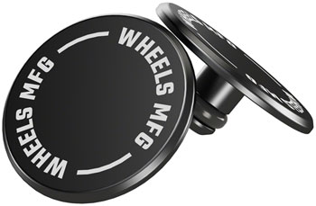 Wheels Manufacturing Standard Thru Axle Cap Set - Black EA Thru Axle & Skewer Part