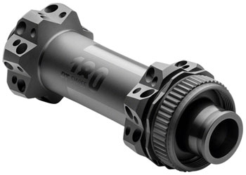 DT Swiss 180 Front Hub - 12 x 100mm, Center-Lock, Black, 24h, Straight Pull Black EA Front Hub