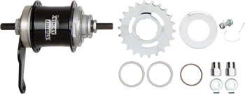 Sturmey-Archer S2C Kick-Shift Hub Kit 32h 116mm Black EA Internally Geared Hub