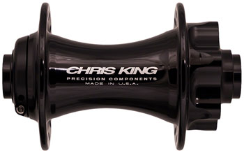 Chris King Boost Front Hub - 15 x 110mm, 6-Bolt, Black, 32H Black EA Front Hub