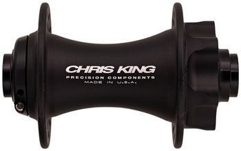 Chris King Boost Front Hub - 15 x 110mm, 6-Bolt, Matte Black, 28H Matte Black EA Front Hub