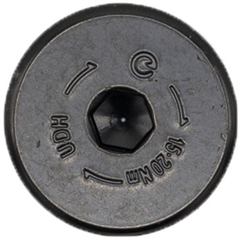 Enviolo UDH Modular Axle Bolt - Right Hand, Compatible with 148mm Modular Axle Only EA Internally Geared Hub Part