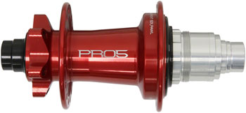 Hope Pro 5 Rear Hub - 12 x 148mm, 6-Bolt, XD, Red, 32H Red EA Rear Hub