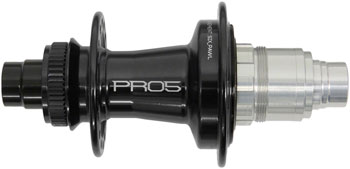 Hope Pro 5 Rear Hub - 12 x 142mm, Center-Lock, XDR, Black, 28H Black EA Rear Hub