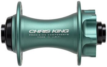 Chris King Boost Front Hub - 15 x 110mm, 6-Bolt, Matte Jade, 32H Matte Jade EA Front Hub