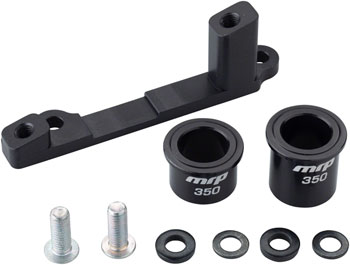 MRP Better Boost Endcap Kit - Converts 15mm x 100mm to Boost 15mm x 110mm - fits DT 350 Centerlock SET Front Axle Conversion Kit