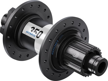 DT Swiss 350 DEG Hybrid Rear Hub - 12 x 148mm, 6-Bolt, Micro Spline, Black/White, 32H, DEG 60 DF Black/White EA Rear Hub