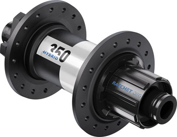 DT Swiss 350 DEG Hybrid Rear Hub - 12 x 148mm, 6-Bolt, HG Slim, Black/White, 32H, DEG 60 DF Black/White EA Rear Hub