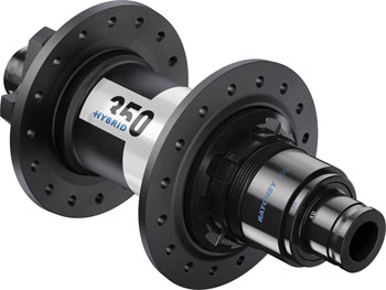 DT Swiss 350 DEG Hybrid Rear Hub - 12 x 148mm, 6-Bolt, XD, Black/White, 32H, DEG 60 DF Black/White EA Rear Hub