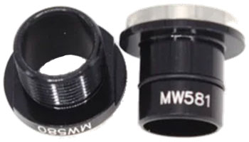Vision Front TA12 End Caps, Road SL DB EA Front Axle Conversion Kit