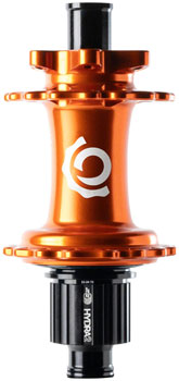 Industry Nine Hydra 2 Classic Rear Hub - 12 x 148mm, 6-Bolt, Micro Spline, Orange, 28H Orange EA Rear Hub