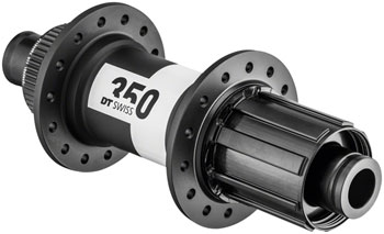 DT Swiss 350 Rear Hub - 12 x 148mm, Center-Lock, HG11 MTN, Black, 32H, 36pt Black EA Rear Hub