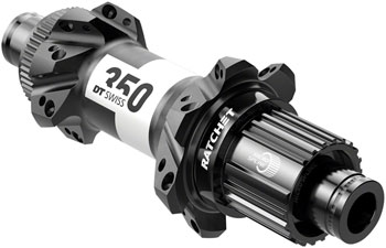 DT Swiss 350 Rear Hub - 12 x 148mm, Center-Lock, Micro Spline, Black, 28H, Straight Pull, 36pt, Straight Pull Black EA Rear Hub