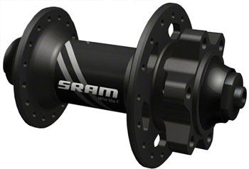 SRAM 506 Front Hub - QR x 100mm, 6-Bolt, Black, 32h Black EA Front Hub