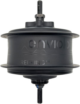 Enviolo TR4 Trekking CVP Internally Geared Hub - 32h, 40t spline Hub Interface, 6-Bolt Rotor Mount, 135mm Solid Axle Black EA Internally Geared Hub