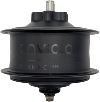 Enviolo TR4 Trekking CVP Internally Geared Hub - 32h, 40t spline Hub Interface, 6-Bolt Rotor Mount, 148mm Modular Axle Black EA Internally Geared Hub