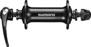 Shimano HB-RS400 Front Hub - QR x 100mm, Rim Brake, Black, 36h Black EA Front Hub