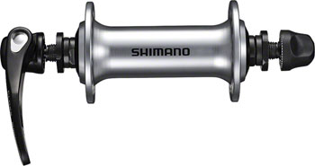 Shimano HB-RS400 Front Hub - QR x 100mm, Rim Brake, Silver, 36h Silver EA Front Hub