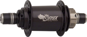 ONYX Racing Products Onyx BMX Pro Rear Hub - 3/8", 10 x 110mm, Black, 28H Black EA BMX Hubs