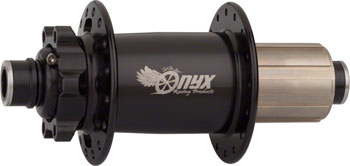 ONYX Racing Products Onyx MTB Rear Hub - 12 x 148mm, 6-Bolt, HG10, Black, 32H Black EA Rear Hub