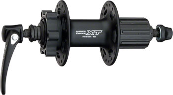 Shimano XT FH-M756 Rear Hub - QR x 135mm, 6-Bolt, HG10, Black 36H, *OE Packaging* EA Rear Hub
