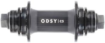 Odyssey C5 Hub - Front, 36H, 3/8", Black EA BMX Hubs