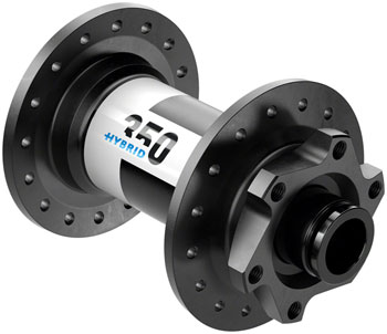DT Swiss 350 Hybrid Front Hub - 15 x 110mm, 6-Bolt, Black, 32h Black EA Front Hub