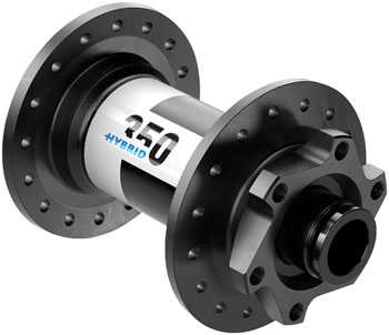 DT Swiss 350 Hybrid Front Hub - 15 x 110mm, 6-Bolt, Black, 36h Black EA Front Hub