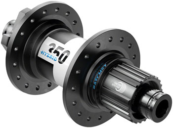DT Swiss 350 Hybrid Rear Hub - 12 x 148mm, 6-Bolt, Micro Spline, Black, 32h, 24pt Black EA Rear Hub