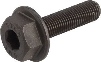 Stolen Female Hub Bolts 3/8"x24 TPI Black PAA Axle Nut and Bolt