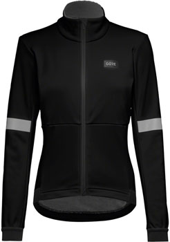 Gorewear Tempest Jacket - Women's, Black, X-Small/0-2 Neon Yellow EA Jackets