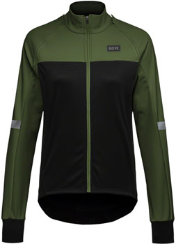 Gorewear Phantom Jacket - Black/Green, Women's, Small Black/Green EA Jackets