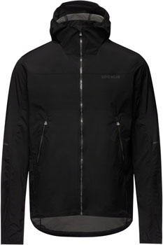 Gorewear Fernflow Hooded Windbreaker - Black, Men's, Small Black EA Jackets