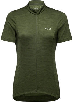 Gorewear C3 Jersey - Utility Green, Women's, Large, 12-14 Utility Green EA Cycling Jerseys