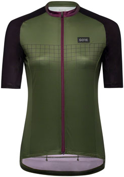 Gorewear Grid Fade Jersey 2.0 - Green/Purple, Women's, X-Small Green/Purple EA Cycling Jerseys