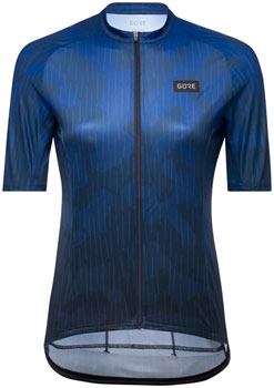 Gorewear Rain Camo Jersey - Women's, Blue, X-Small Blue EA Cycling Jerseys
