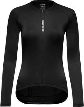 Gorewear Spinshift Long Sleeve Jersey - Black, Women's, Medium/8/10 Black EA Cycling Jerseys