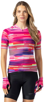 Terry Soleil Short Sleeve Jersey - Traffic, Small Traffic EA Cycling Jerseys