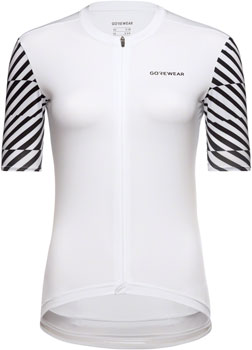 Gorewear Swiftride Optical Jersey - White/Black, Women's, Small White/Black EA Cycling Jerseys