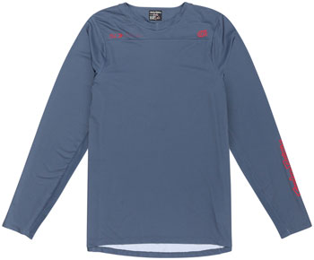 Troy Lee Design s Skyline Long Sleeve Jersey – Mono Steel Blue, Small Mono Steel Blue EA Cycling Jerseys