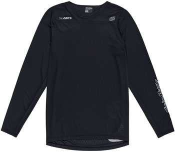 Troy Lee Design s Skyline Air Long Sleeve Jersey – Mono Black, Medium Mono Black EA Cycling Jerseys