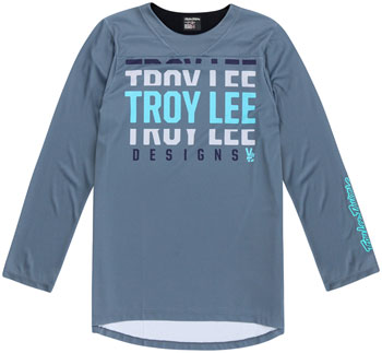 Troy Lee Design s Ruckus 3/4 Jersey – Spun Steel Blue, Small Spun Steel Blue EA Cycling Jerseys