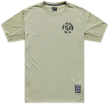 Troy Lee Design s Skyline Ride Short Sleeve Tee – Stamps Sage, Small Stamp's Sage EA Cycling Jerseys
