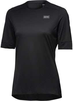 Gorewear Trail KPR Tech Jersey - Black, Women's, Small Black EA Cycling Jerseys