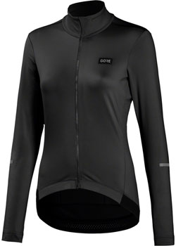 Gorewear Progress Thermo Jersey - Black, Womens, X-Small/0-2 Black EA Cycling Jerseys